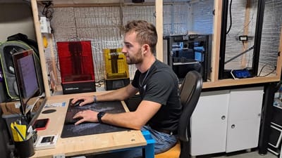 L'Ardennais - À 22 ans, il ouvre un service d’impression 3D à Nouvion-sur-Meuse