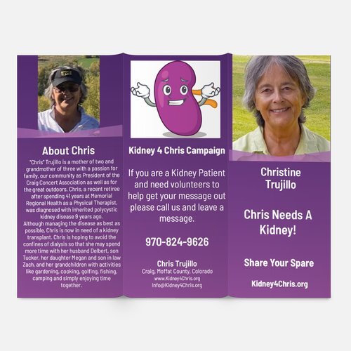 Kidney4Chris.org Brochure