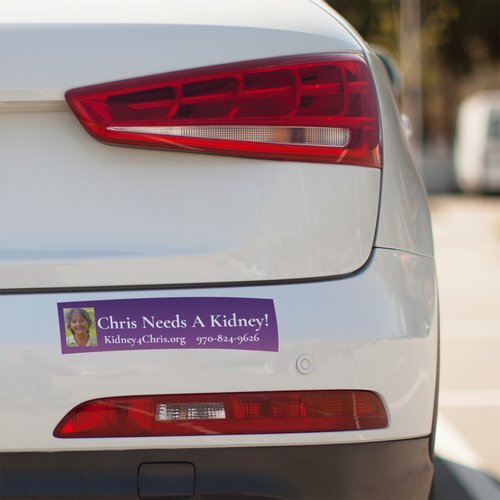 Kidney4Chris.org Bumper Sticker