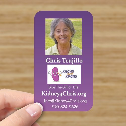 Kidney$Chris.org Business Card