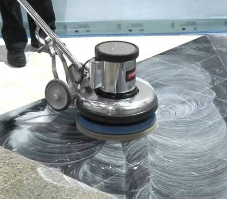 Floor polishing
