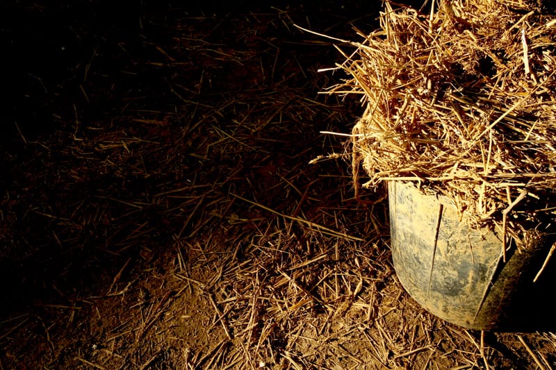 Terre, paille et tu tasses