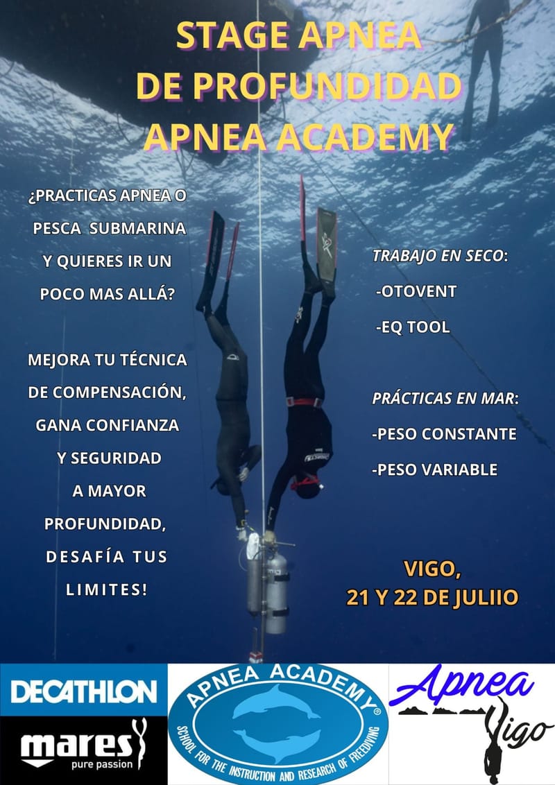 Stage de apnea profunda