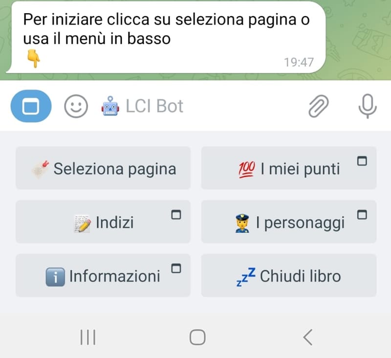 4 - Segui le istruzioni del Bot