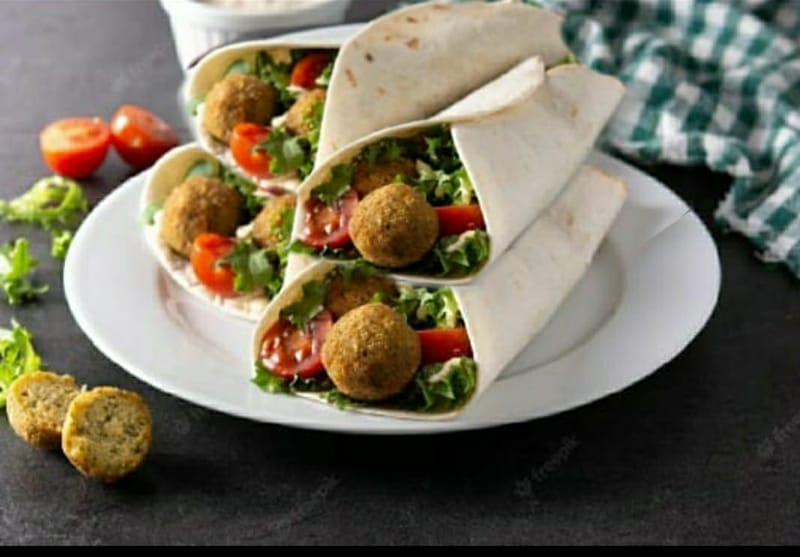 Shawarma Falafel Vegetariano ou Veganos