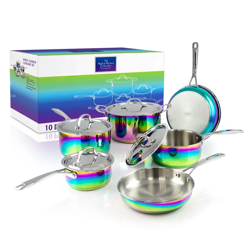 Iridescent Cookware Set by The Magical Kitchen Collection
