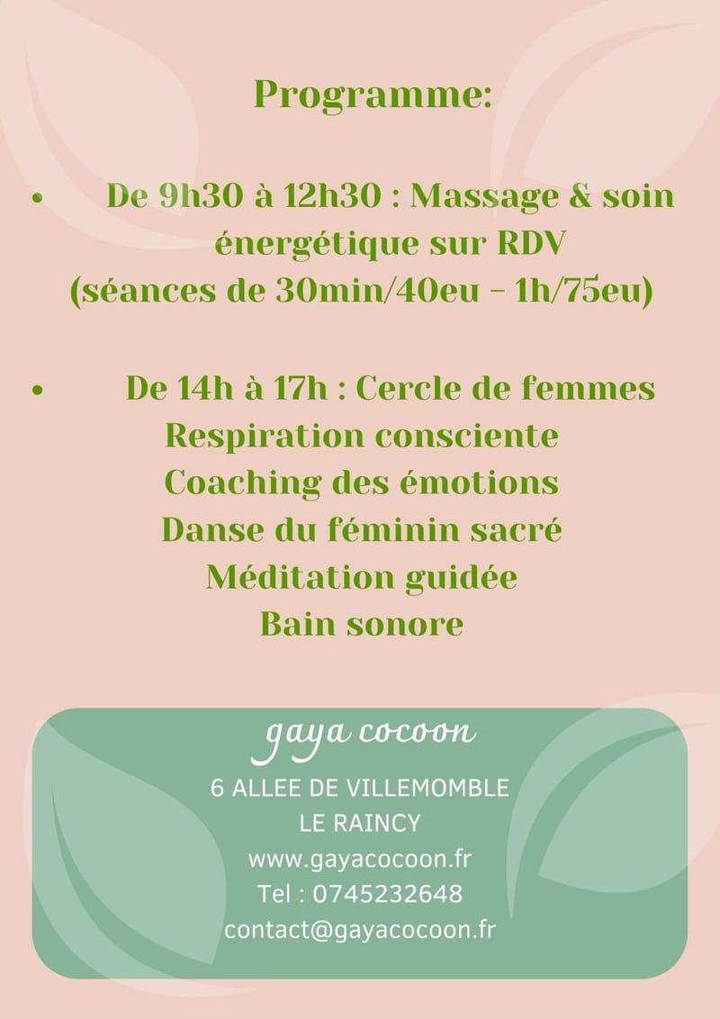 Stage Cercle de Femmes