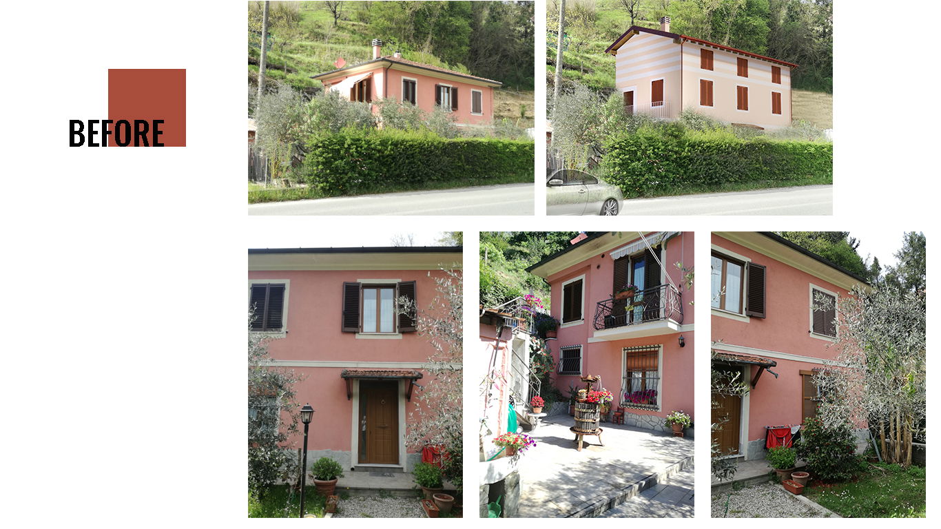 Sopraelevazione di un'abitazione bifamiliare - Vezzano Ligure (SP)