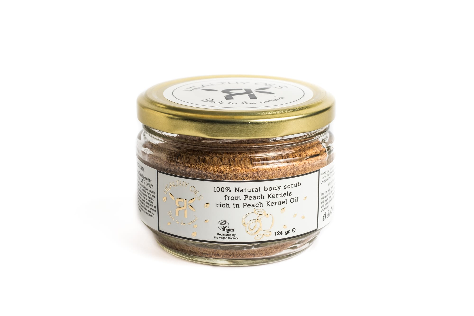 The most gentle scrub  nut-based rich in Peach kernel oil