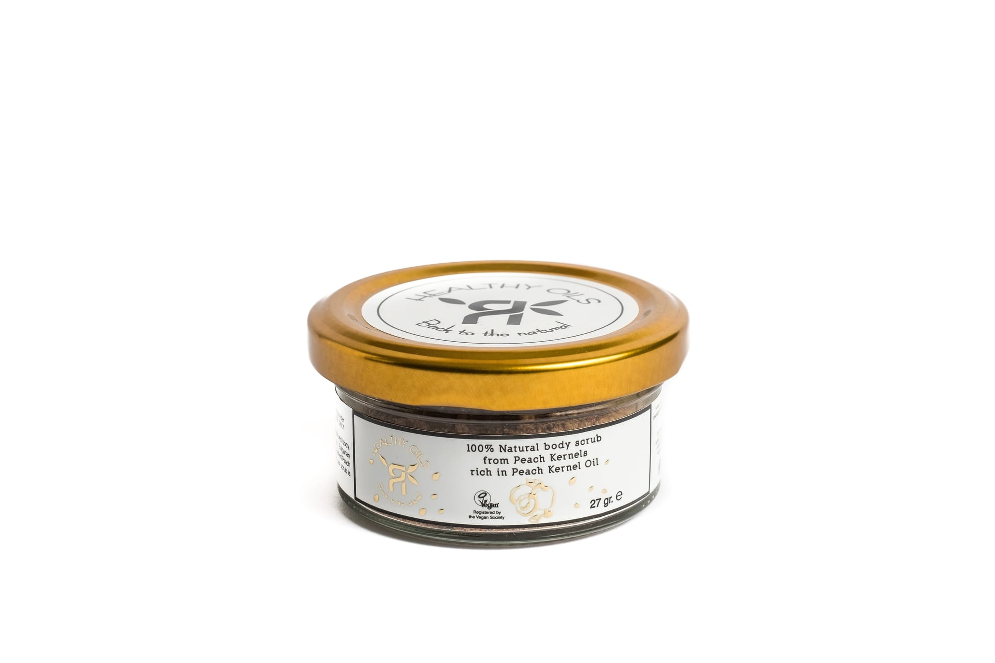 The most gentle scrub  nut-based rich in Peach kernel oil