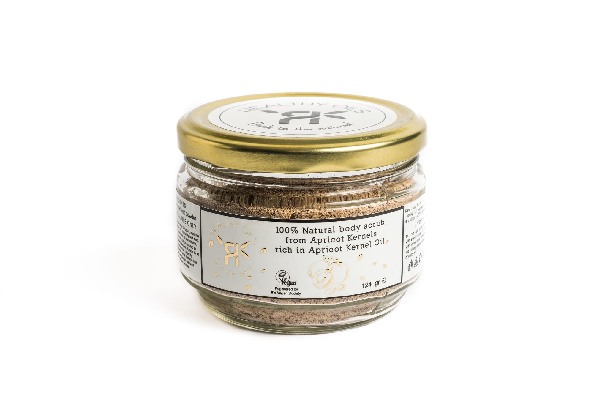 The most gentle scrub nut-based rich in Apricot kernel oil