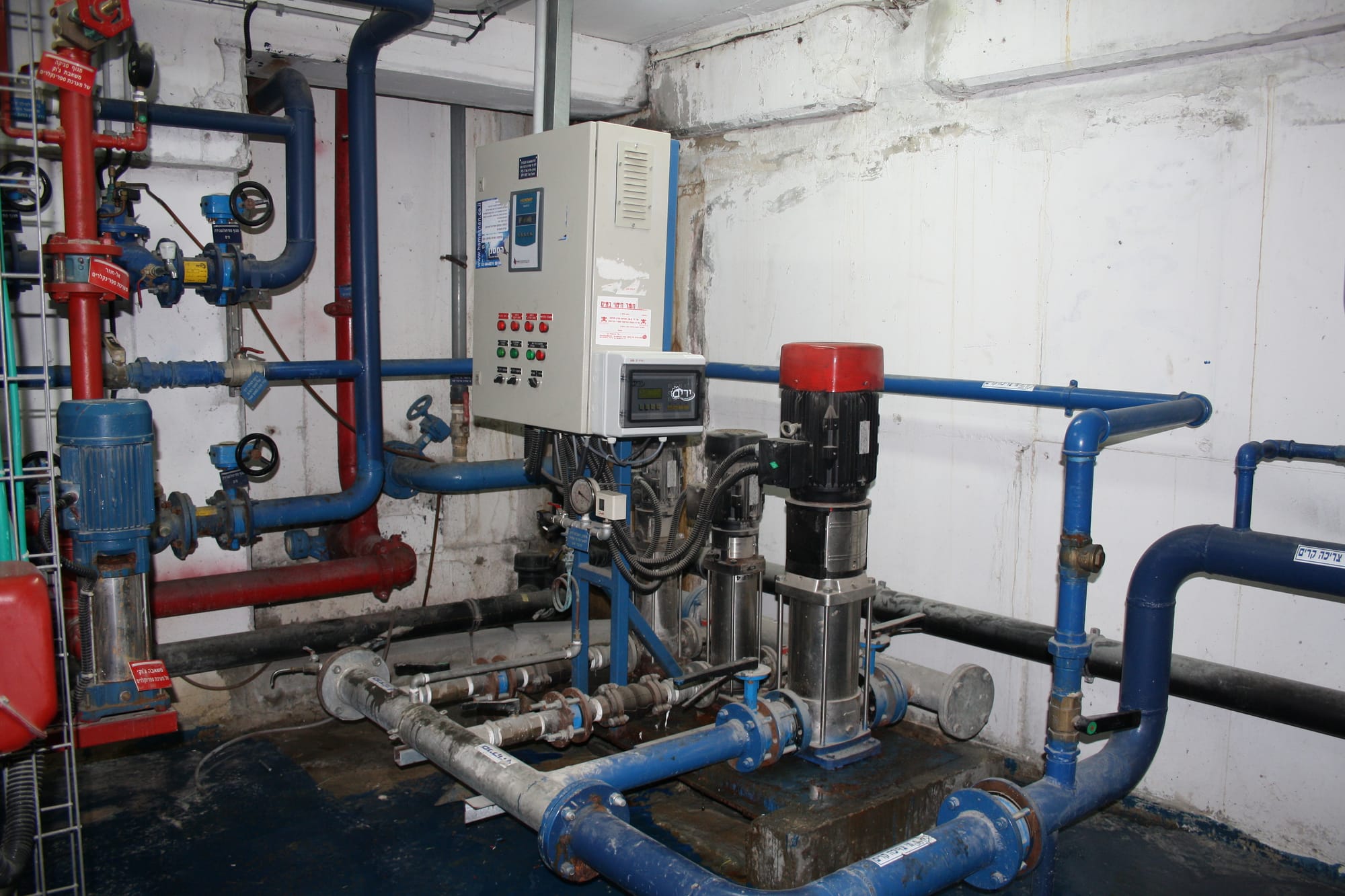 מערכות הגברת לחץ למבנים רבי קומות