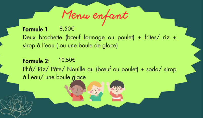 MENU ENFANT