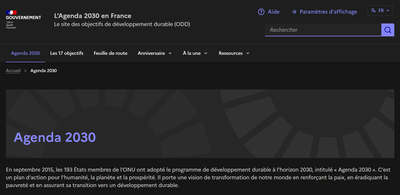 Agenda 2030 - peut on penser le monde en 2030 -- partie 2