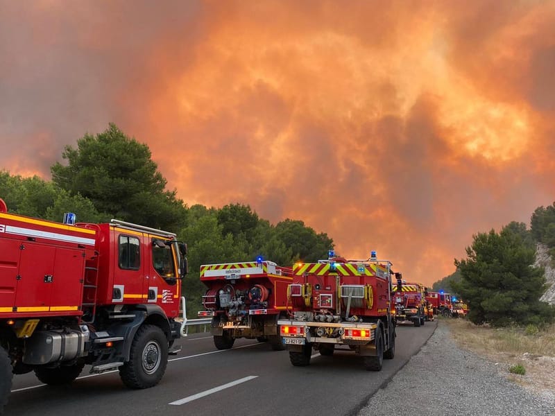 Feux  à Martigues le 4 et 5 août 2020