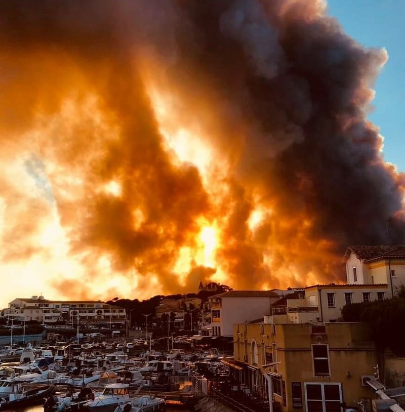 Feux  à Martigues le 4 et 5 août 2020