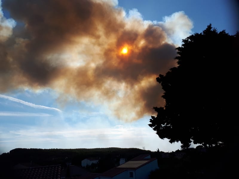 Feux  à Martigues le 4 et 5 août 2020
