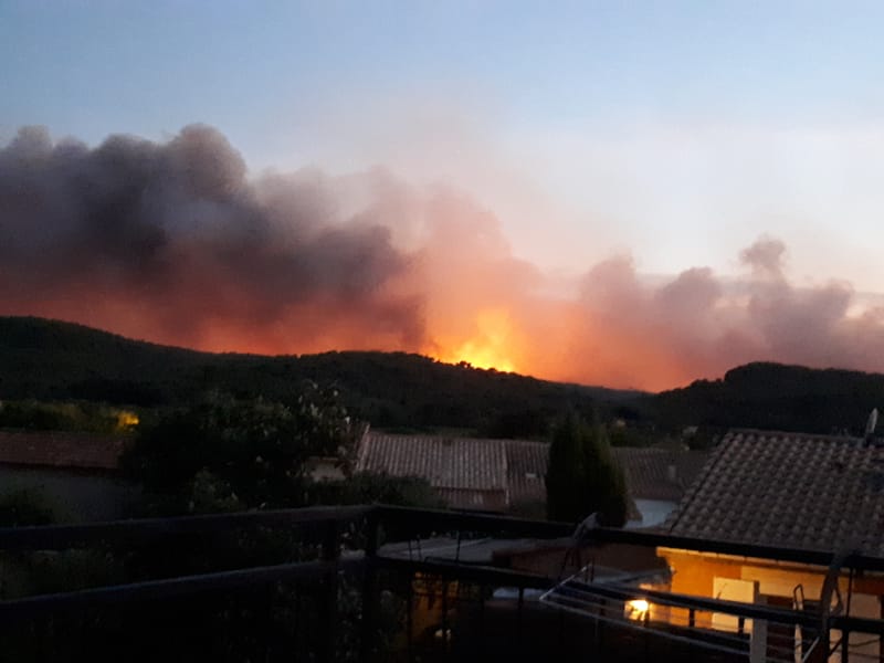 Feux  à Martigues le 4 et 5 août 2020