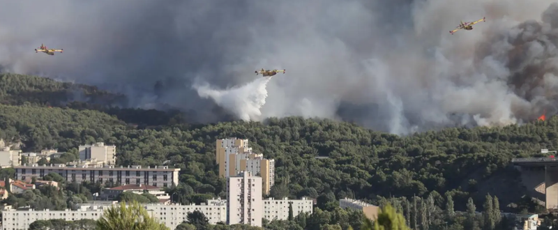 Feux  à Martigues le 4 et 5 août 2020