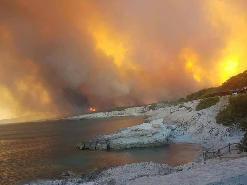 Feux  à Martigues le 4 et 5 août 2020