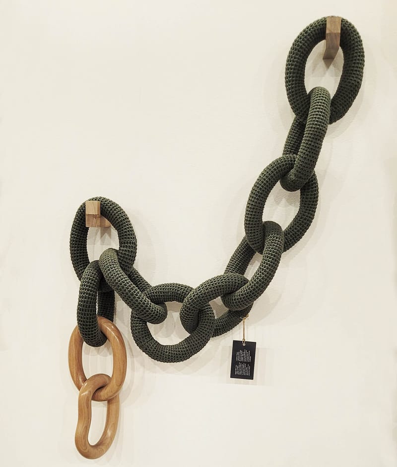 MAXI COLAR CROCHE e MADEIRA