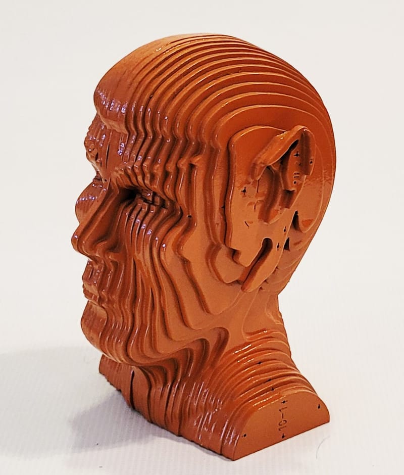 ESCULTURA CABEÇA 3D