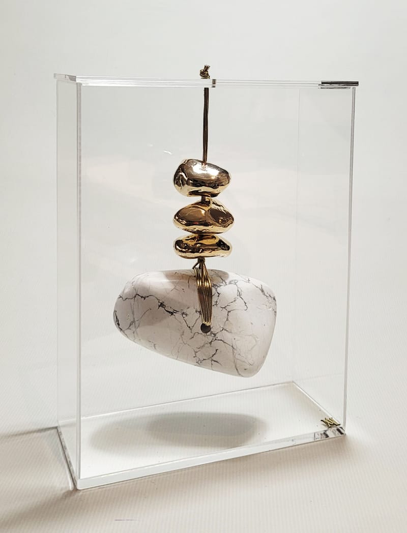 ART BOX ACRILICO E PEDRA