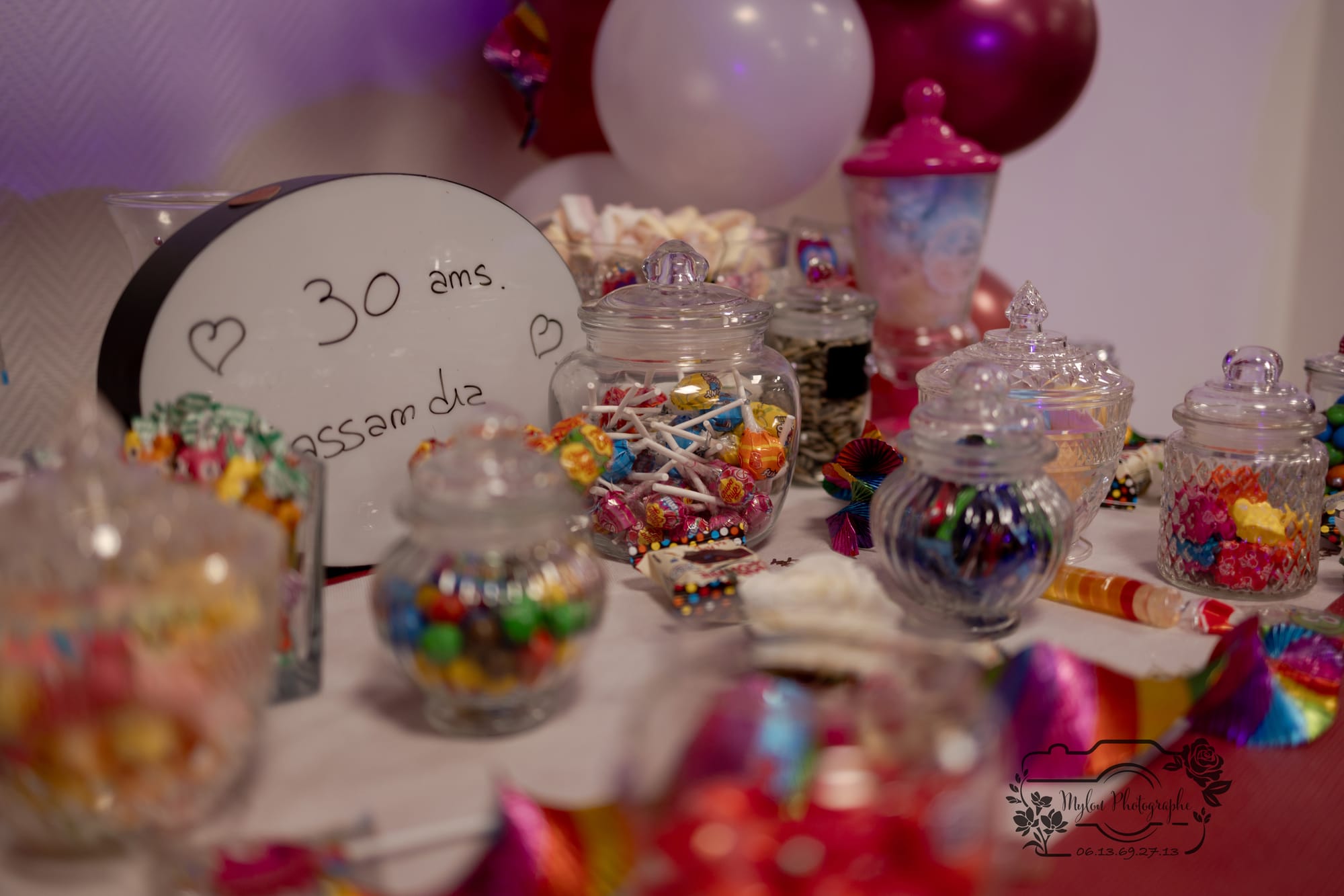 Décoration candy bar