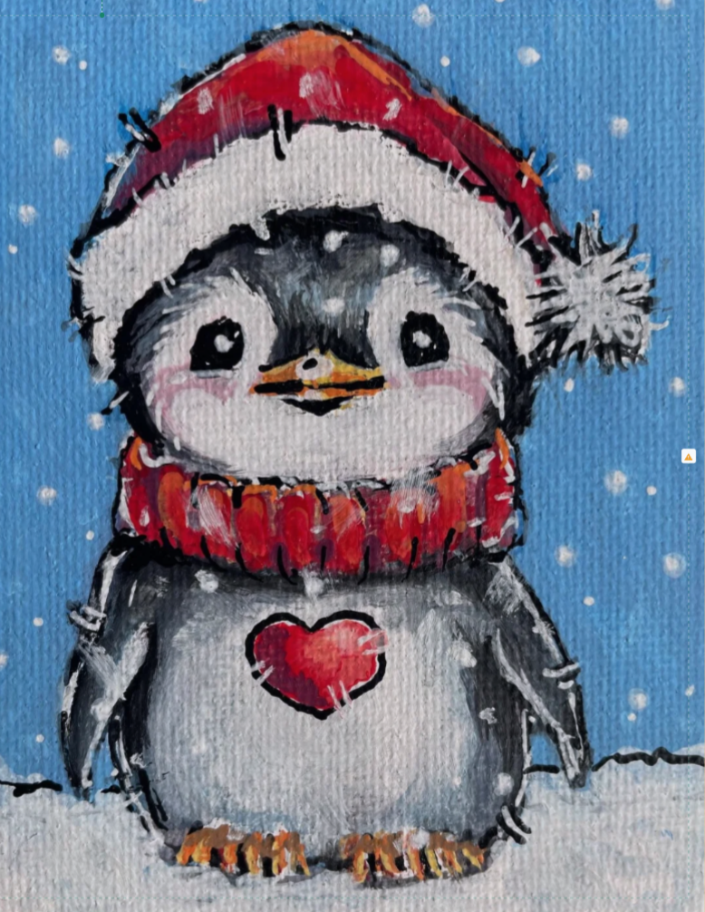 Christmas penguin