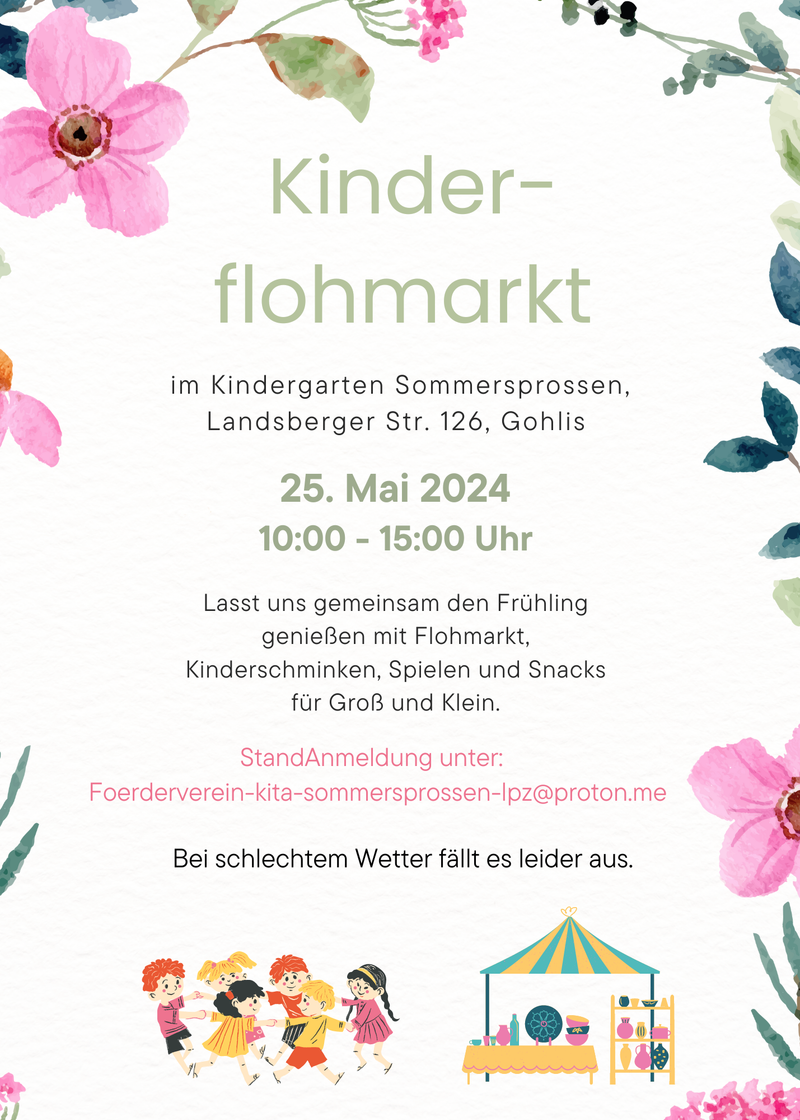 Begegnungsfest mit Flomarktständen