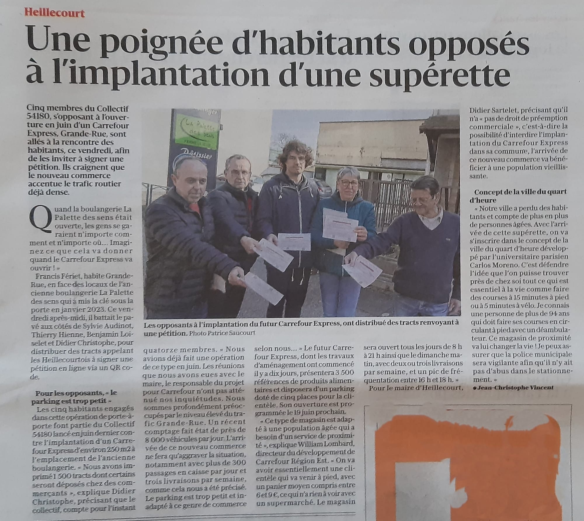 Article Est Républicain du Samedi 9 mars 2024