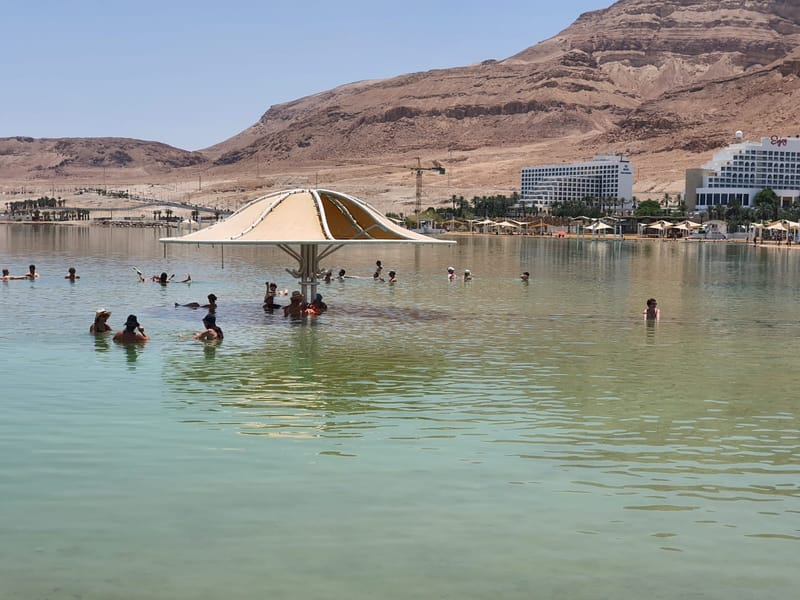 Мертвое море- день отдыха на пляже- среда
