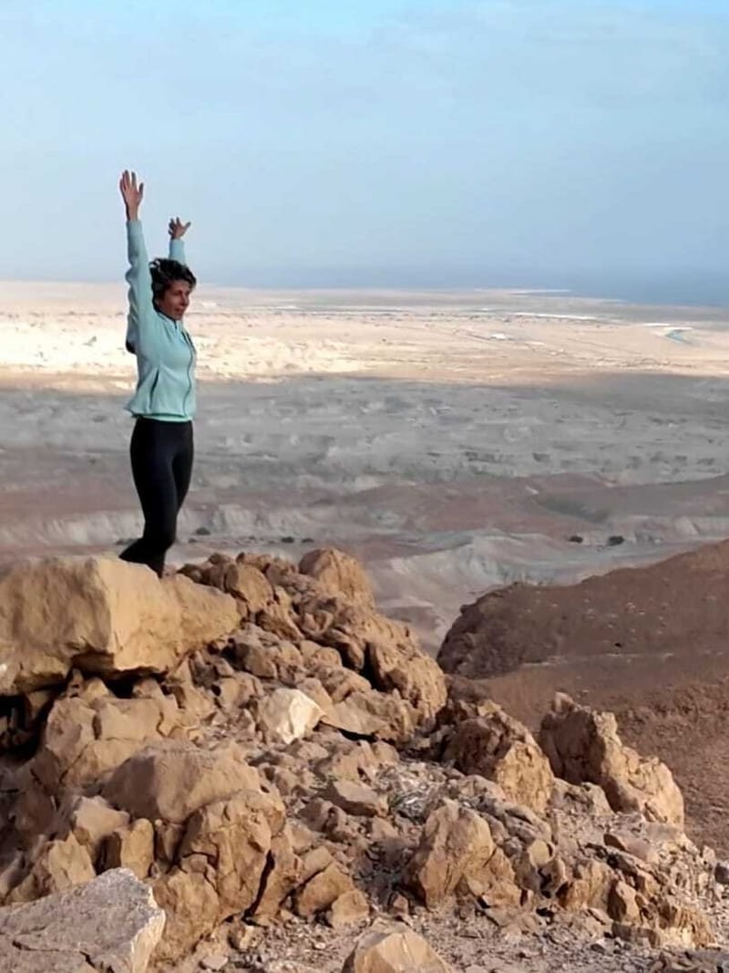 Иудейская пустыня от Рахафа до Массады- протяженность14 км