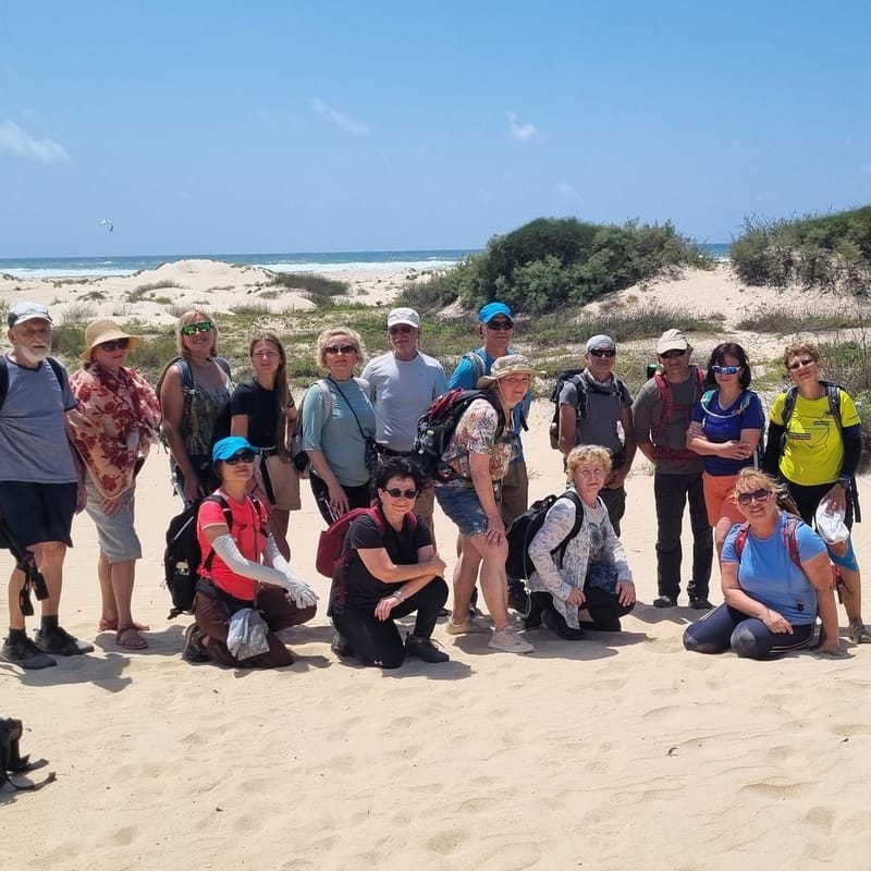 Идем тропой Израиля - от Бейт Янай до Якум - 17 участок протяженность 15 км.