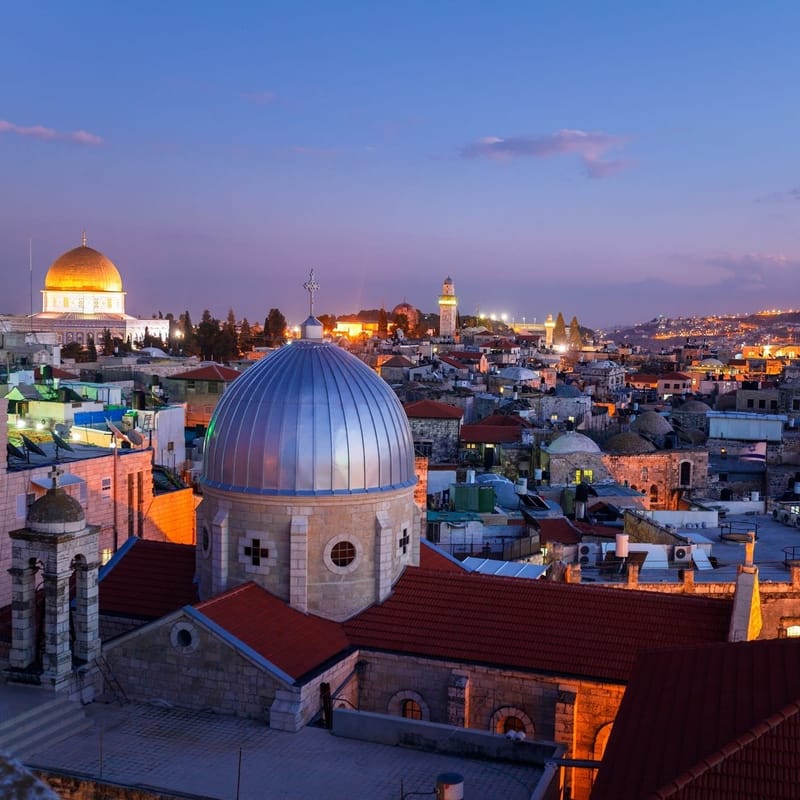 Иерусалим в закатных лучах: легенды  и  святыни.