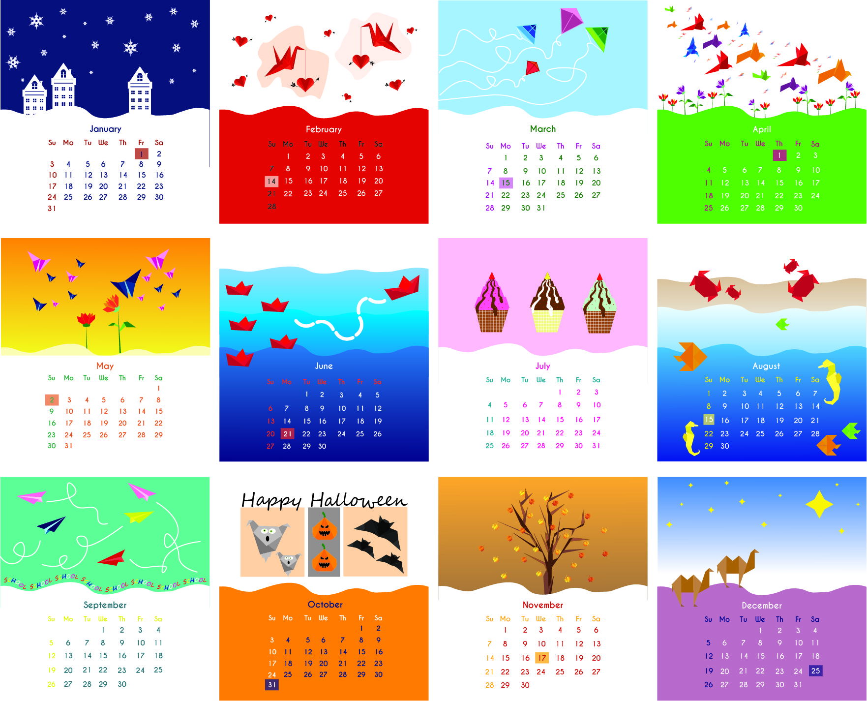 Calendar 2021