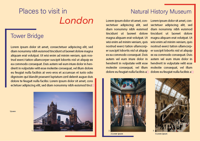 City Guide "London" - Internal Pages