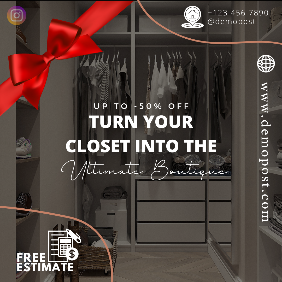 Home Improvement/Closet Remodel Promotional