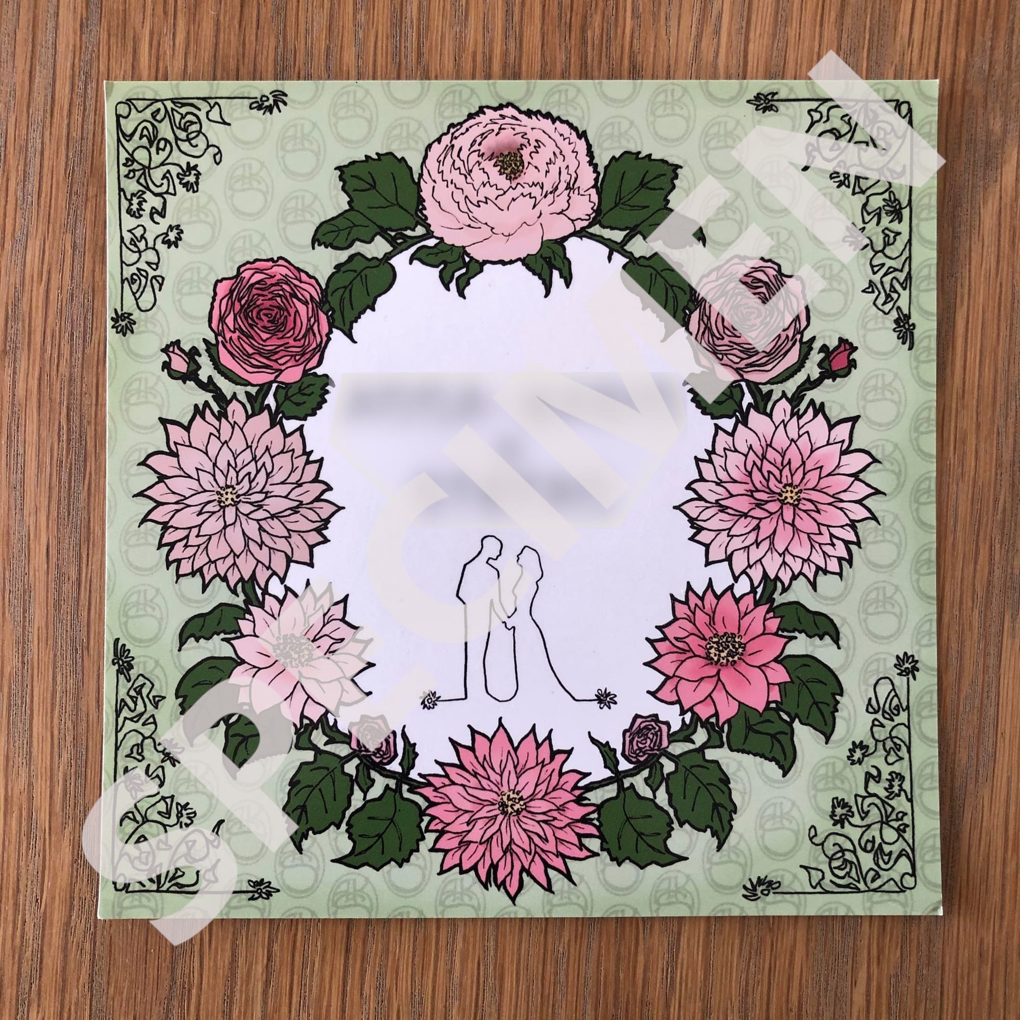 Wedding invitation card