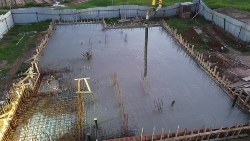 יציקת רצפה קומת קרקע