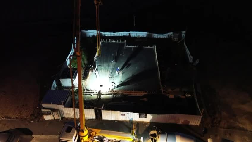 יציקת רצפה קומת קרקע