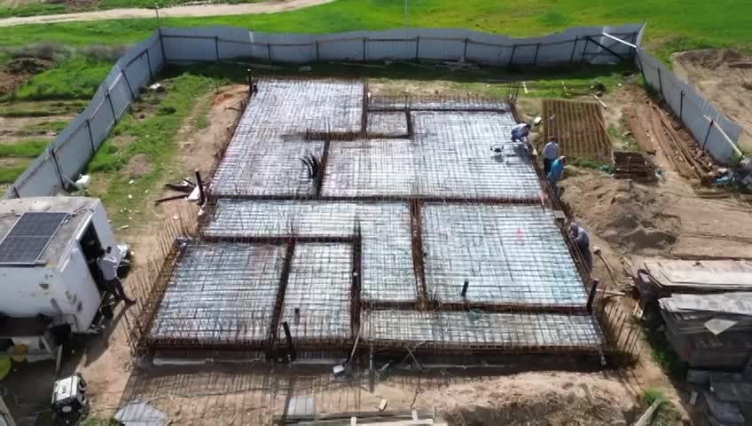 יציקת רצפה קומת קרקע