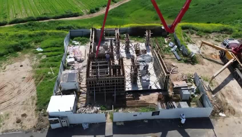 יציקת רצפה קומת קרקע