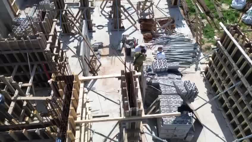 יציקת רצפה קומת קרקע