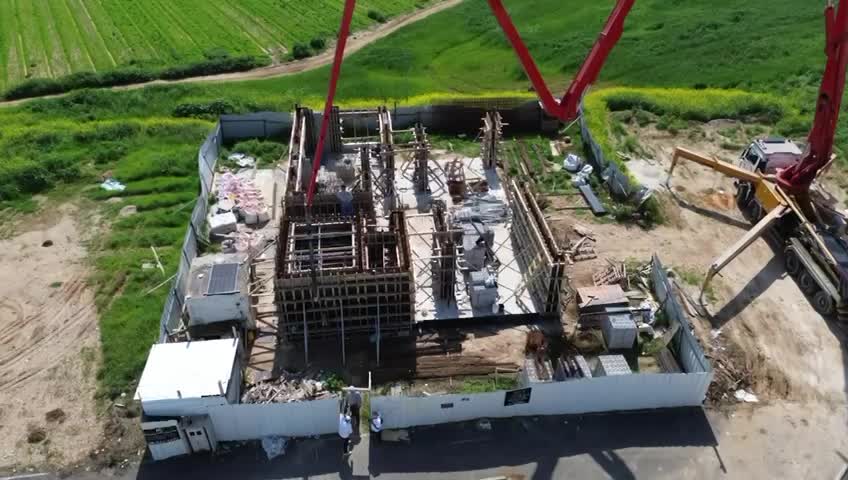 יציקת רצפה קומת קרקע