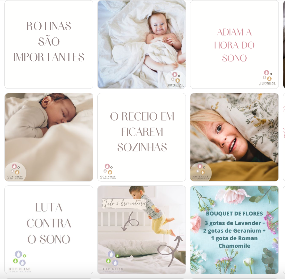 Página Facebook - Gotinhas de Perlimpimpim 