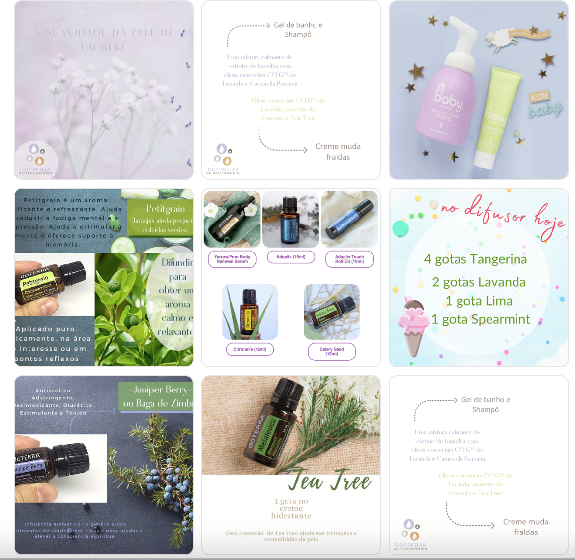 Página Facebook - Gotinhas de Perlimpimpim 