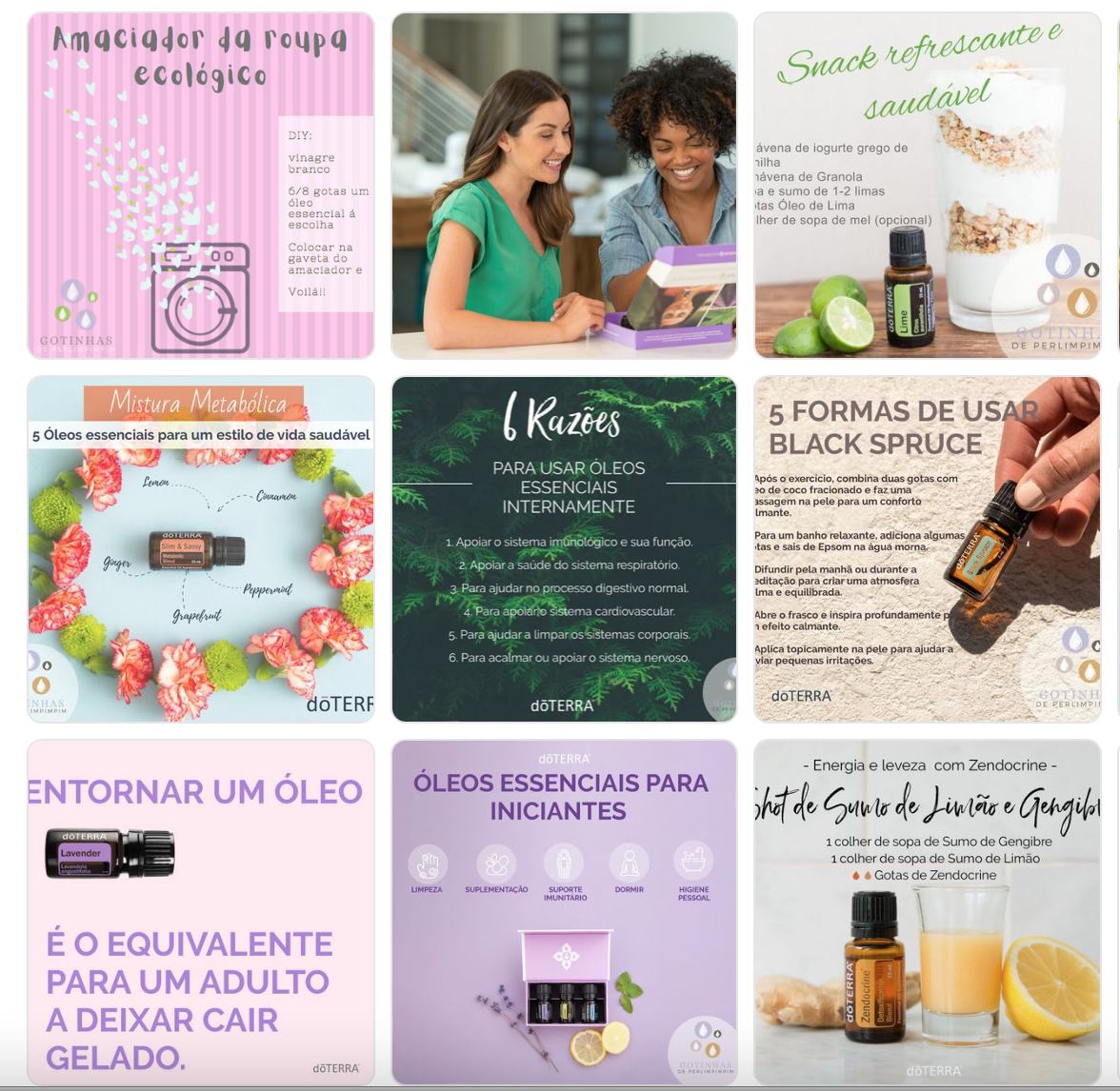 Página Facebook - Gotinhas de Perlimpimpim 