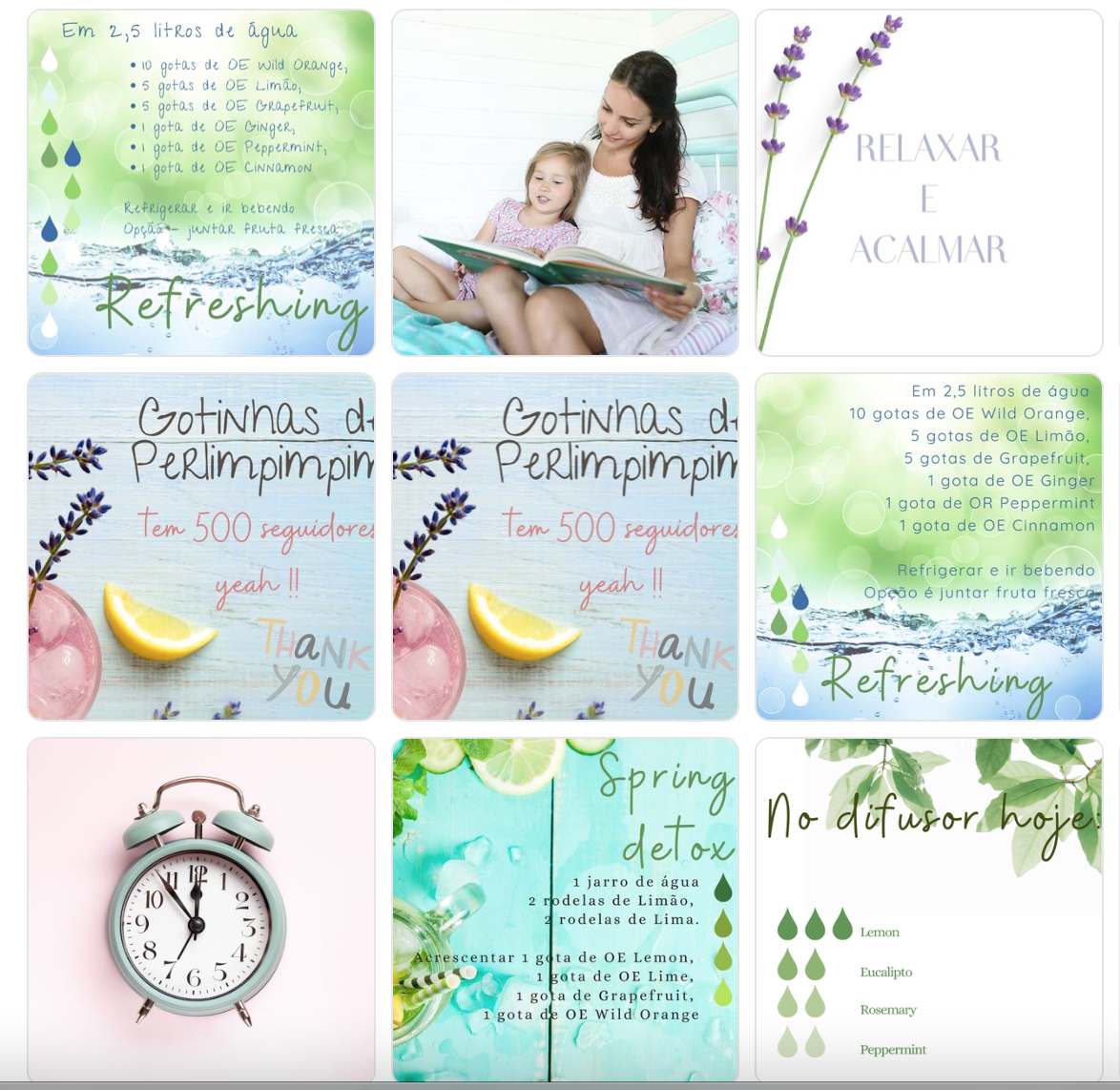 Página Facebook - Gotinhas de Perlimpimpim 