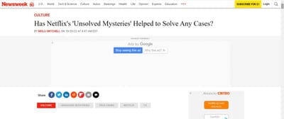 Has Netflix's 'Unsolved Mysteries' Helped to Solve Any Cases?